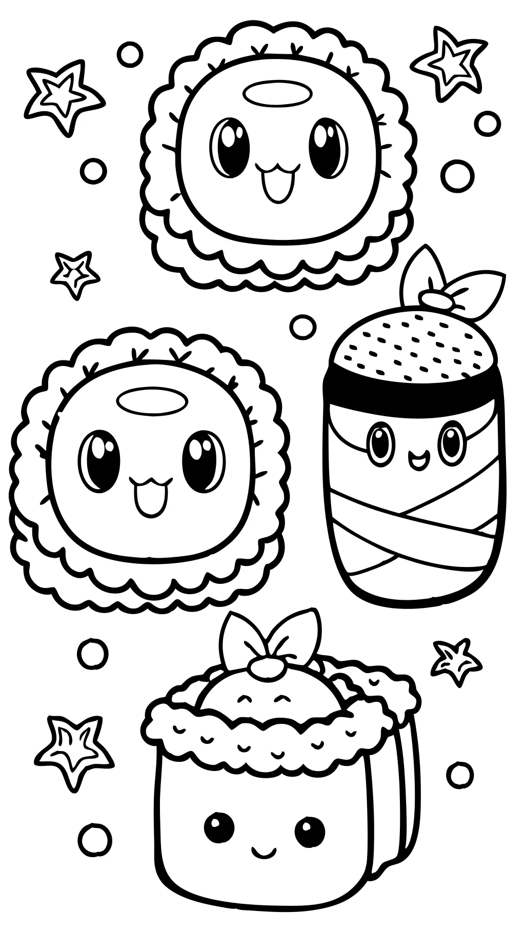 coloriages de sushi